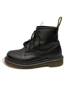 Dr.Martens ◆ 101 YS Smooth 6 Dole Boots/6eye Lace -Up Boots/UK4/BLK/кожа/101