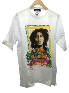 DSQUARED2◆23ss/Bob Marley Skater T-shirtTシャツ/S/コットン/WHT/s71gd1270