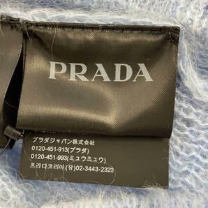 PRADA◆セーター(薄手)/46/モヘア/BLUの画像3