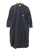 DANTON◆NYLON TAFFETA WORK COAT/20S-WS-001/ステンカラーコート/36/コットン/ネイビー_画像1