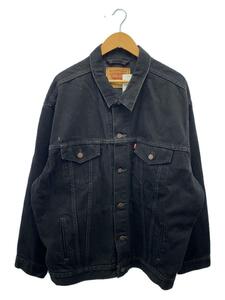 Levi’s◆Gジャン/XXL/コットン/BLK/無地/70507-4159