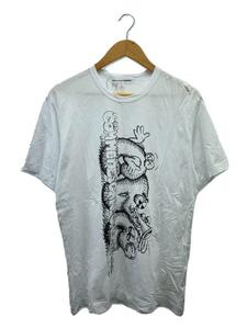 COMME des GARCONS SHIRT◆Tシャツ/XL/コットン/WHT/FH-T007