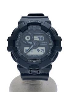 CASIO◆クォーツ腕時計_G-SHOCK/デジアナ/ラバー/BLK/BLK