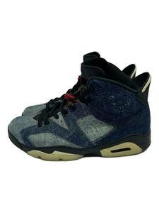 NIKE◆AIR JORDAN RETRO 6/エアジョーダン6 レトロ/インディゴ/CT5350-401/27.5cm/