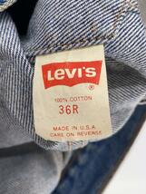 Levi’s◆Gジャン/36/コットン/IDG/無地/70506-0214_画像4