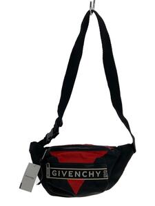 GIVENCHY◆ウエストバッグ/ナイロン/ブラック