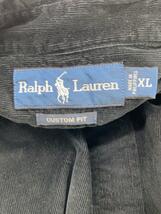 RALPH LAUREN◆長袖シャツ/XL/コットン/BLK_画像3