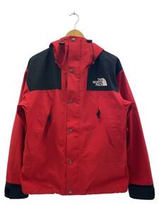 THE NORTH FACE◆MOUNTAIN JACKET GTX/M/ポリエステル/RED/無地