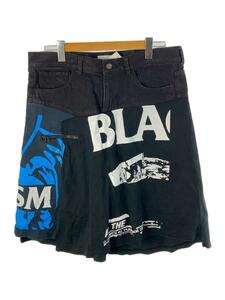 FACETASM◆BLACK FLAG SHORT/-/コットン/BLK/プリント/ZUK-5020-07