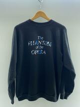 Hanes◆90s/The PHANTOM of the OPERA/スウェット/XL/コットン/BLK_画像2