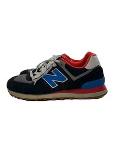 NEW BALANCE◆ML574/ブラック/23.5cm/BLK