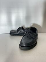 Paraboot◆MALO/デッキシューズ/UK7.5/BLK/レザー/0320_画像2