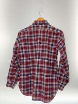 PENDLETON◆70s～/USA製/VINTAGE/長袖シャツ/M/ウール/RED/チェック_画像2