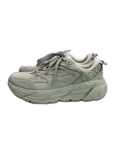 HOKA ONE ONE◆ローカットスニーカー/23cm/GRY/スウェード/1122571