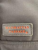 ManhattanPassage◆ブリーフケース/ナイロン/BLK/9060_画像5