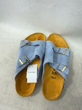 BIRKENSTOCK◆ビルケンシュトック/サンダル/37/ブルー/スウェード/0450443_画像3