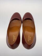 GUCCI◆パンプス/36.5/BRD/レザー/269703_画像3