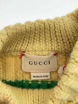 GUCCI◆セーター/120cm/ウール/IVO/ヘリンボーン/692210_画像3