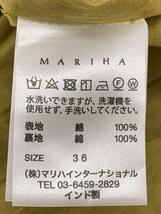 MARIHA◆22SS/セレナーデのドレス/半袖ワンピース/36/コットン/KHK_画像5