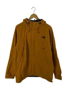 THE NORTH FACE◆TNF SCOOP JACKET_TNFスクープジャケット/XL/ナイロン/YLW/無地