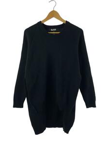 BLACK COMME des GARCONS◆セーター(厚手)/L/アクリル/BLK/1D-N003