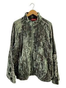 Supreme◆23AW/Crushed Velvet Track Jacket/ブルゾン/XL/ベロア/GRN