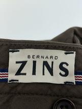 BERNARD ZINS◆BAC J/ストレートパンツ/38/コットン/BRW_画像4