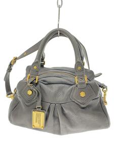MARC BY MARC JACOBS◆ハンドバッグ/レザー/GRY