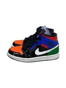 NIKE◆ハイカットスニーカー/US6/NIKE WMNS AIR JORDAN 1 MID PATENT BLEND