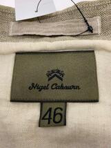 Nigel Cabourn◆HOSPITAL JACKET/ホスピタルジャケット/46/リネン/ベージュ/8080080016_画像3