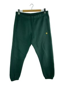 Carhartt◆Chase Sweat Pant/スウェットパンツ/M/コットン/GRN/無地