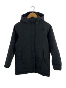 THE NORTH FACE◆MAKALU DOWN COAT_マカルダウンコート/S/ナイロン/BLK/無地