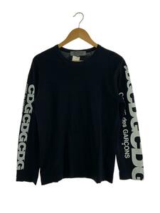 GOOD DESIGN SHOP COMME des GARCONS◆長袖Tシャツ/M/コットン/BLK