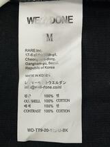 WE11DONE◆Tシャツ/M/-/BLK/クマ/ビッグシルエット/_画像4