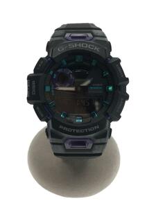 CASIO◆クォーツ腕時計_G-SHOCK/デジアナ/ラバー/BLK/BLK