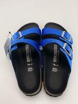 BIRKENSTOCK◆ArizonaTEXVelvet/サンダル/23cm/BLU/ベロア/1025505_画像3