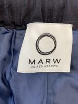 MARW UNITED ARROWS◆スラックスパンツ/46/ウール/NVY/チェック/9114-699-0022_画像4