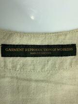 GARMENT REPRODUCTION OF WORKERS◆コート/1/リネン/IVO_画像3