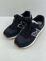 NEW BALANCE◆ローカットスニーカー/23.5cm/BLK/wl574xb2/ゼブラ/ENCAP_画像2