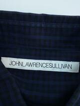 JOHN LAWRENCE SULLIVAN◆14SS/長袖シャツ/36/コットン/NVY/チェック/3A001-14-21_画像3