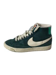 NIKE◆WMNS BLAZER MID SUEDE VNTG/ウィメンズブレーザーミッドスエード/グリーン/25cm