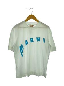 MARNI◆Tシャツ/38/コットン/WHT/THJET49EPF/襟ヨゴレ有