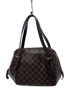 LOUIS VUITTON◆ベレムPM_ダミエ・エベヌ_BRW/PVC/BRW