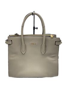 FURLA◆ショルダーバッグ/フェイクレザー/BEG/無地/942230