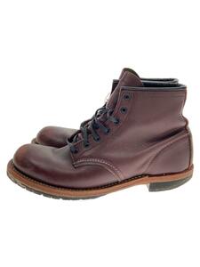 RED WING◆レースアップブーツ/26cm/BRD/レザー/かかと減り