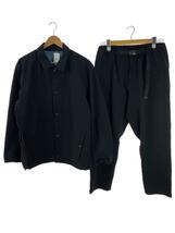 B:MING by BEAMS◆セットアップ/M/ポリエステル/ブラック/無地/92-18-0185-803/ビーミングバイビームス_画像1