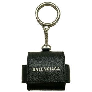 BALENCIAGA◆服飾雑貨/レザー/BLK/メンズの画像1