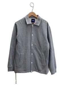 STUSSY◆スタジャン/M/コットン/GRY