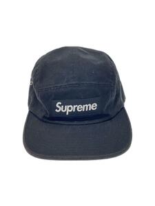 Supreme◆Camp Cap/ボックスロゴ/キャップ/FREE/コットン/ブラック/メンズ/若干の使用感有