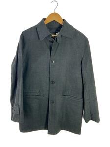 Paul Stuart* turn-down collar coat / liner attaching /M/ wool /GRY/ plain /4NP76-710-08